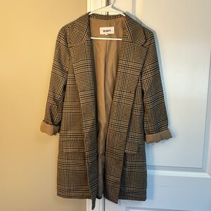 BB Dakota oversized plaid/checkered blazer
